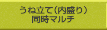 うね立て(内盛り)同時マルチ